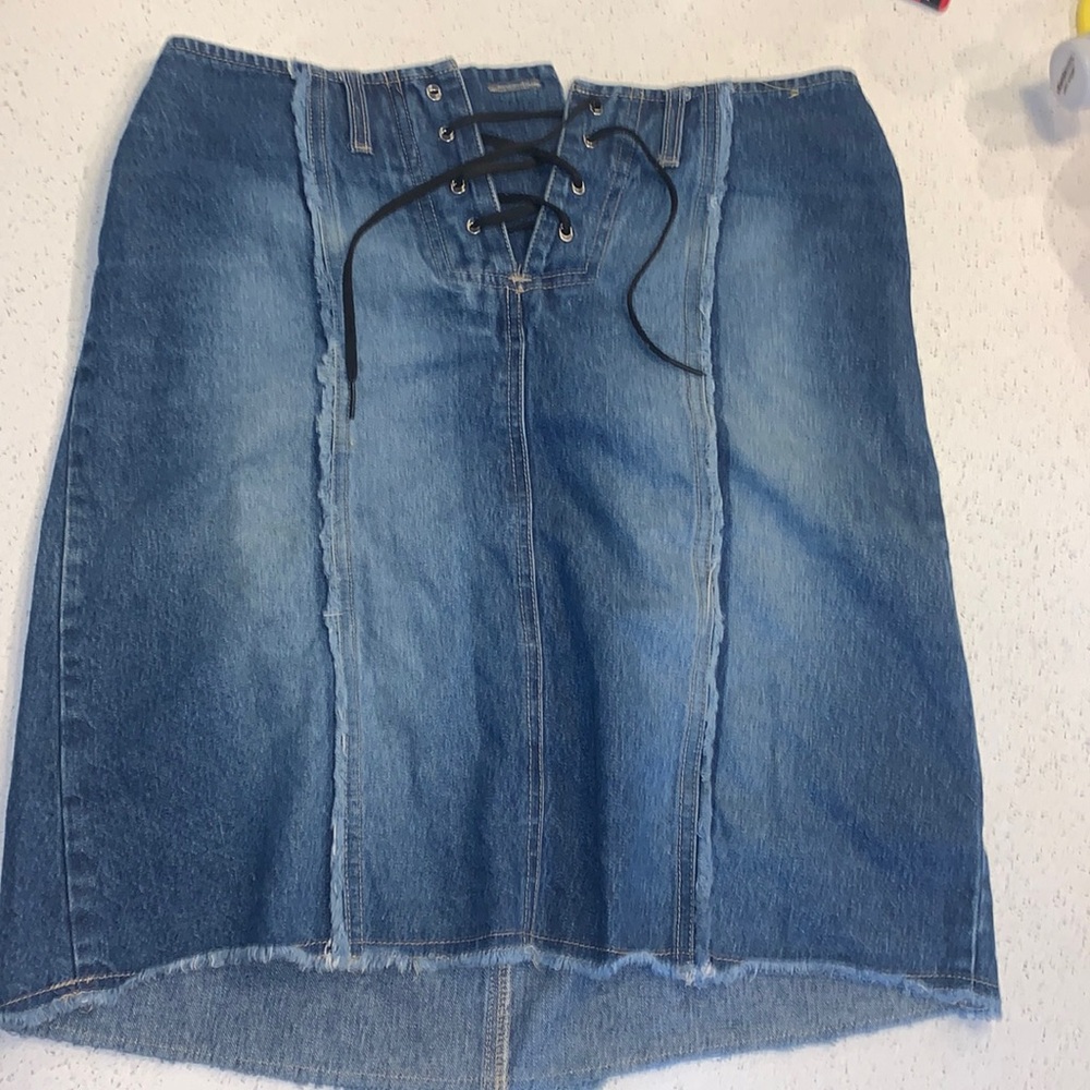 Blue Jean skirt from Faded Glory, only worn once.